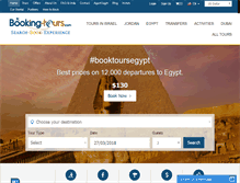 Tablet Screenshot of booking-tours.com